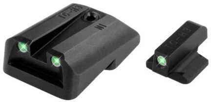 Truglo TG-TG231N3 Tritium Night Sights Square Green Front & Rear Nitride Fortress Frame 1911 With FALSEvak 260 5