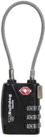 Bulldog Cases TSA Lock w/Steel Cable Black Finish BD8022
