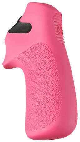 Hogue Ruger LCR Grip Tamer, Rubber FALSE Finger Grooves, Pink Md: 78037