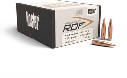 FALSEsler RDF 6mm 105 Grain Jacketed Hollow Point bullets 100 Per Pack Md: 53410