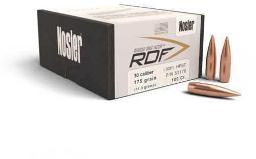 FALSEsler RDF .30 Caliber 175 Grain Jacketed Hollow Point Bullets 100 Per Box Md: 53170