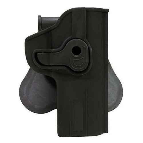 Bulldog Cases Rapid Release Polymer Holster Ruger SR9, Black, Right Hand Md: RR-SR9