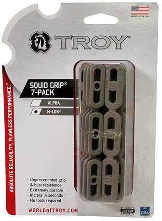 Troy Industries M-Lok Squid Grip Flat Dark Earth Md: SSQD-M7P-00FT-00