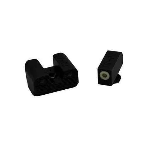 Truglo Tritium Pro Sight Fits Glock 42/43 Large White Focus-Lock Ring on Front & U-FALSEtch Rear Dots in