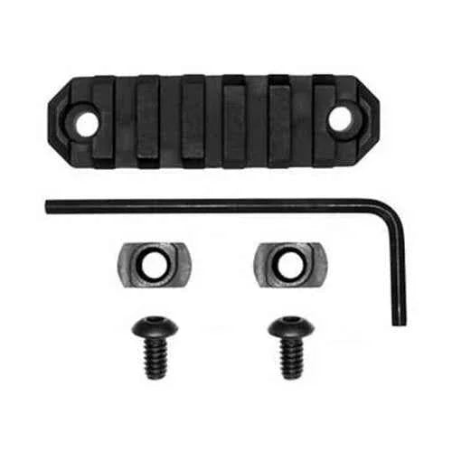 Grovtec USA Inc. M-LOK Rails and Adaptors 3" Length 7 Slots Black Md: GTSW237