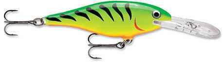 Rapala Shad Lure Freshwater Size 08 3 1/8" Length 8-15 Depth Firetiger Package of