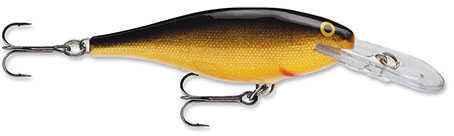 Rapala Shad Lure Freshwater Size 06 2 1/2" Length 5-10 Depth Gold Package of
