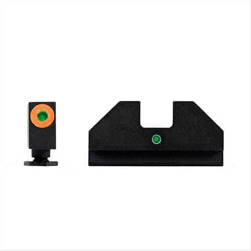 XS Sight Systems F8 NGT Set for Glock 42/43 W/ FRNT ORG Dot/Rear Wide NTCH - Western Gun Store