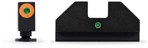 XS Sights F8 Night Fits S&W M&P Full Size and Compact Green with Orange Outline Front Rear Tritium Front/Re - Western Gun Store