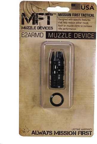 Mission First Tactical E-VolV AR15 Muzzle Device 3 Pring Ported, Black