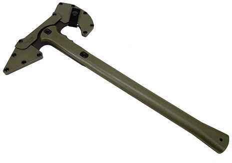 Cold Steel Cs-90PTHG Trench Hawk 3.50" Blade 1055 Carbon OD Green Polypropylene Handle 19" Long Tomahawk