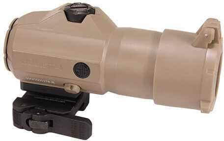 Sig Sauer Juliet4 4x24mm Magnifier Powercam Quick-Release Mount with Spacers, Flat Dark Earth
