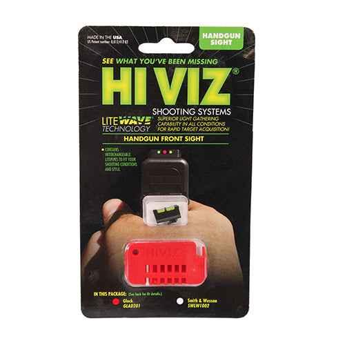 HIVIZ Sight Systems Interchangeable Front All for Glock Models (Except 42 & 43)