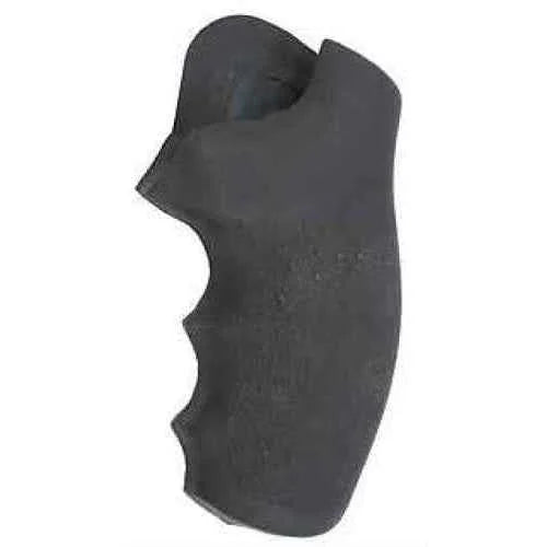 Hogue Grips MoFALSEgrip S&W J Frame Round Butt Finger Grooves Rubber Black 60000