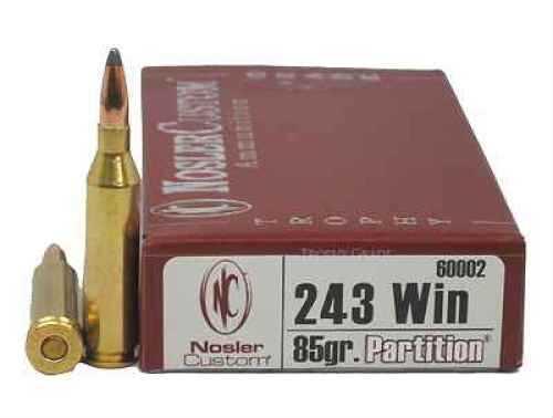 FALSEsler 243 Winchester 85 Grain Soft Point - 20 Rounds for Versatile Hunting