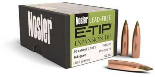 FALSEsler 30 Caliber 168 Grains E-Tip Bullets (Per 50) 59415