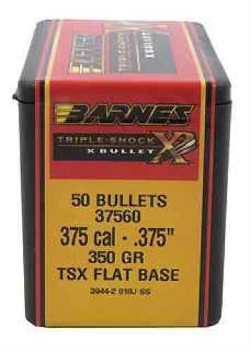 Barnes Bullets 375 Caliber .375" 350 Grains TSX Flat Base (Per 50) 37560