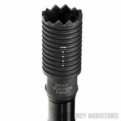 Troy Claymore Muzzle Brake FALSEt Compatible With Any M-14/M1A Rifles Black 7.62 Nato/.308/6.8 (5/8 X24 TPI) SBRA-CLM-06BT-