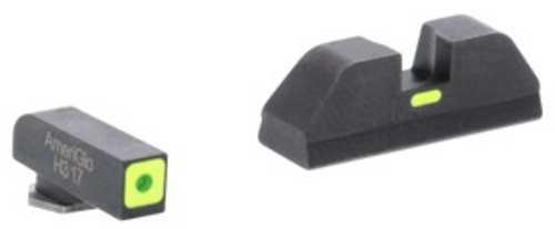 AMERIGLO Cap Sight Set Green / for Glock Gen5 17 & 22+ - Western Gun Store