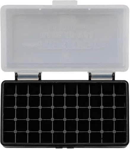 Berrys 401 Ammo Box 9mm Luger/380 ACP 50Rd Clear/Black - Western Gun Store