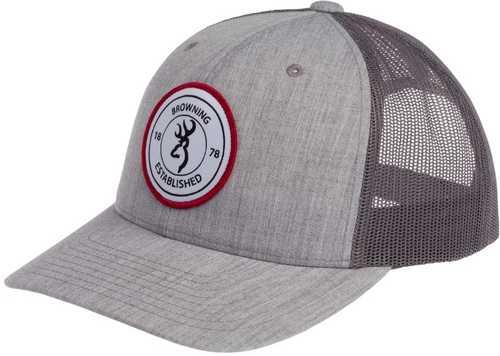 BG Cap Scout Logo Heather Gray W/Circle Patch Adjustable - Western Gun Store