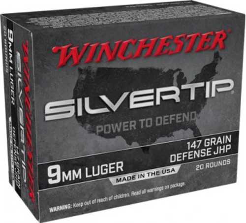 Winchester 9mm Luger 20 Rounds Ammunition â€“ Dependable 147 Grain Hollow Point