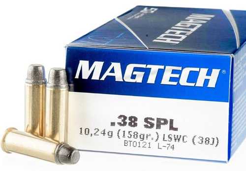 MagTech 38 Special 50 Rounds Ammunition â€“ Precision Semi-Wadcutter Design