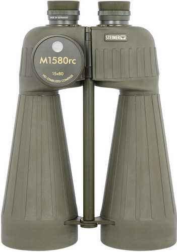 Steiner M1580 Reticle & Compass BiFALSEcular 15X80mm Range Finding Green
