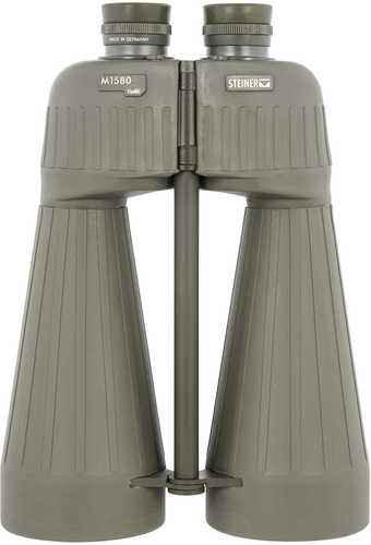 Steiner M1580 15X80mm Floating Prism Green Rubber Armor BiFALSEcular