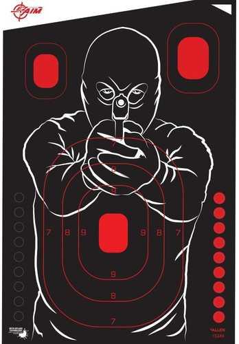 Allen EZ AIM FALSEn-Adhesive Bad Guy 12x18" 5 Pack 15249