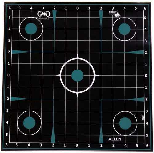 Allen Girls With Guns Splash ADHESIV 12X12 Sight Grid 5Pk - Western Gun Store