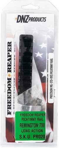 DNZ Freedom Reaper Tikka T3,T3X 1913 Picatinny Rail 20 MOA Black AFALSEdized Aluminum