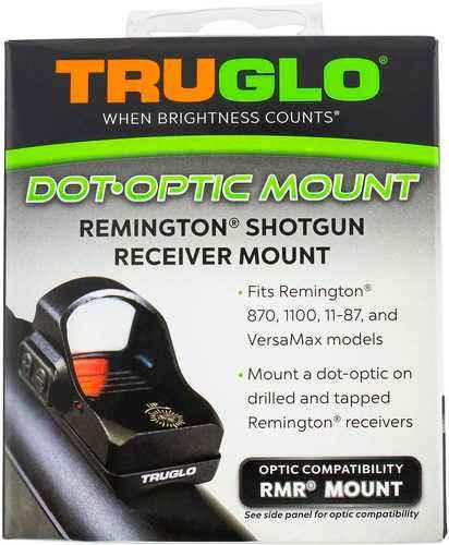 Truglo Dot Optic Mount For Shotguns Remington Receiver Rmr Matte