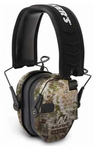 Walker's Razor Slim Electronic Muff 23 Db Over The Head Polymer Sage Green Ear Cups With Black Headband & W - Western Gun Store
