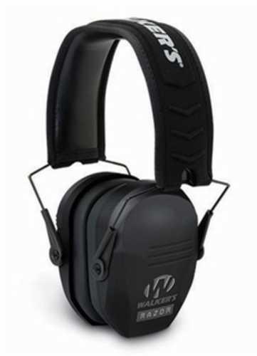 Walkers Razor Freedom Muff 23 Db Over The Head Polymer Black Ear Cups With Distressed 2Nd Amendment - Western Gun Store