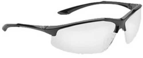 Walker's Ballistic Eyeware IKON Tanker Clear Lens Hi-Gloss Black Open Frame Glasses - Western Gun Store