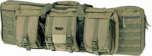 RUKX Gear Tactical Double Gun Case Green 600D PolTRUEter 36"