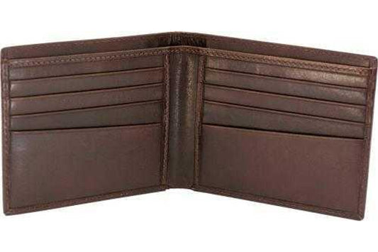 CAMELEON S&W MEN'S Bi-Fold Wallet Brown