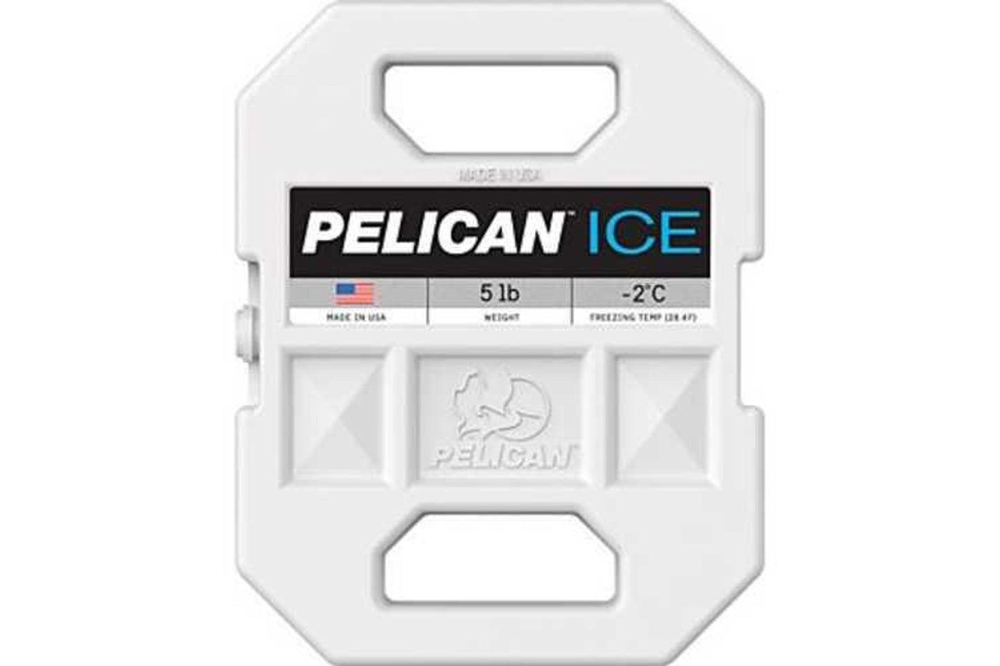 Pelican 5 Lb Ice Pack White REUSABLE