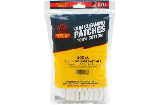 Shooters Choice Cleaning Patches 1 in. 500 pk.