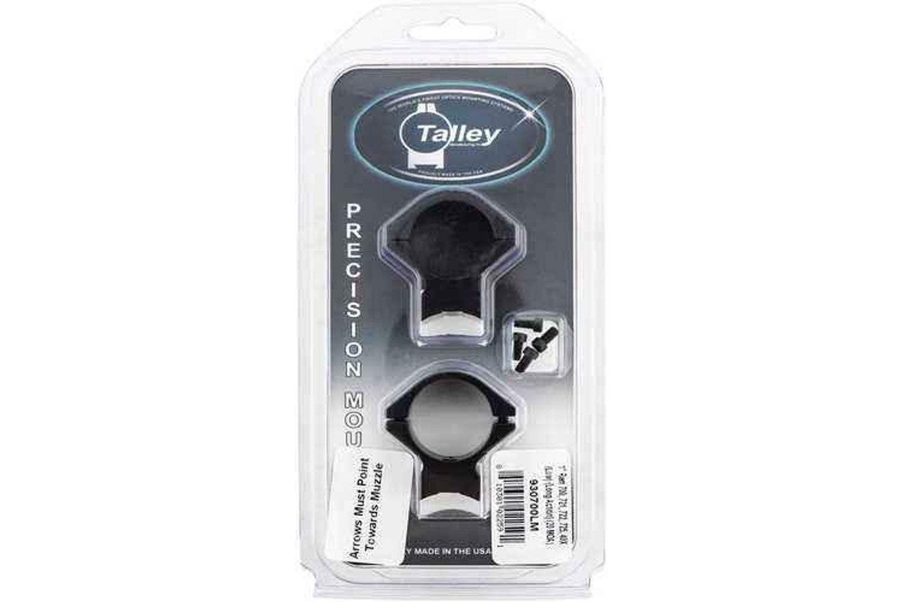 Talley Scope Rings Remington 700 1" Low Black