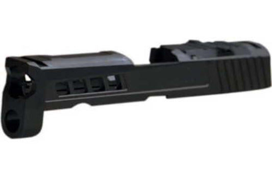 True Precision Sig P320C Slide W/RMR Cut & Plate Black DLC