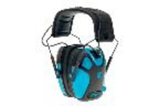 Caldwell Youth Electron Earmuff Neon Blue