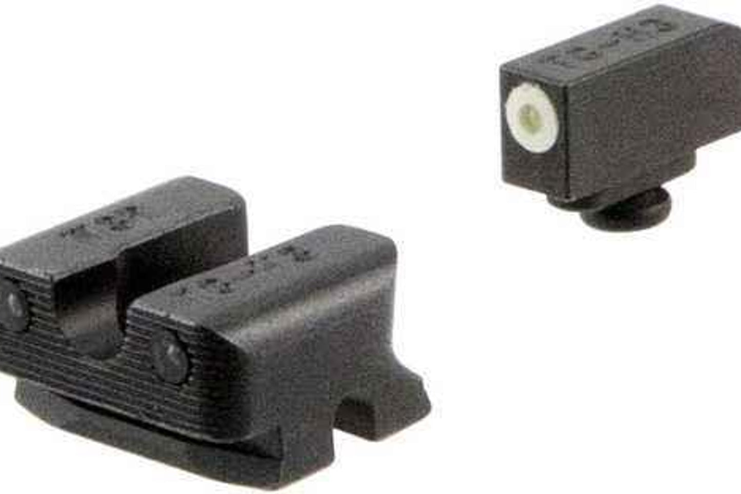 Truglo TG-TG231MP4W Tritium Pro Night Sights Square Green With White Outline Front/U-FALSEtch Rear Nitride Fortress