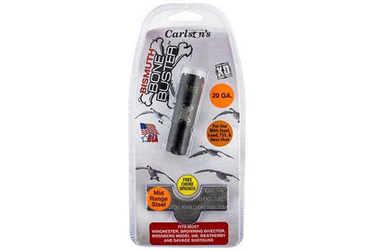 Carlson's Choke Tubes 09218 Bismuth Bone Buster WinChoke, Browning Invector, Mossberg 500 20 Gauge Mid-Range 17-4 Stainl