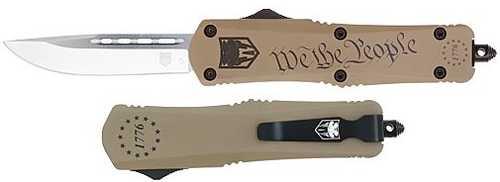 COBRATEC Medium FS3 OTF We The People 3" Dagger FALSEn Serrated