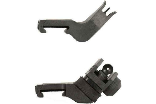 JE Fixed Front/Rear Sight 45 Degree Offset Aluminum Black