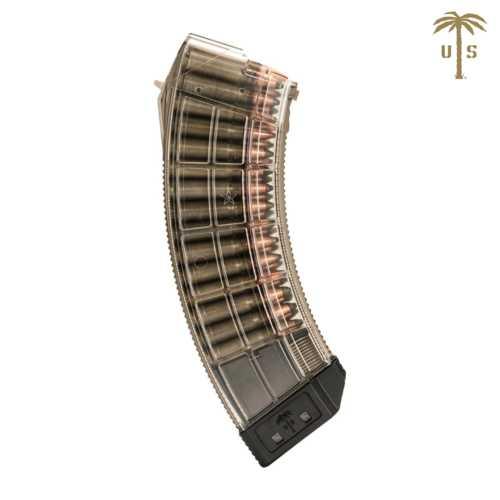 US Palm AK30R Magazine 7.62X39 30Rd Clear AK-47 MA1120A