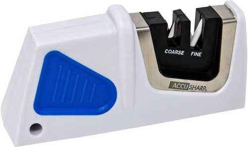 Accusharp Compact Pull-Through Sharpener Diamond Tungsten Carbine Fine White/Black