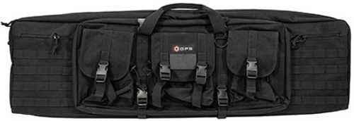 G-Outdoors Inc. Tactical Double Rifle Case Black 42" 600 Denier PolTRUEter GPS-DRC42